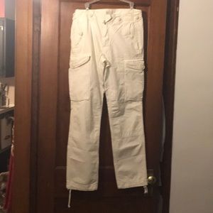 White men’s 100% cotton Ralph Lauren cargo pants